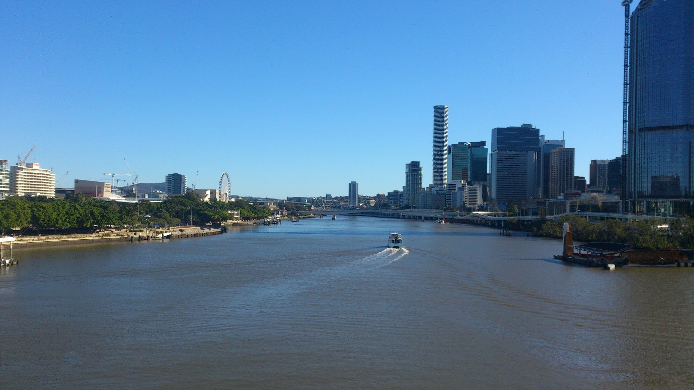 View of the Brisbane river taken by Carlos MBA Student at QUT